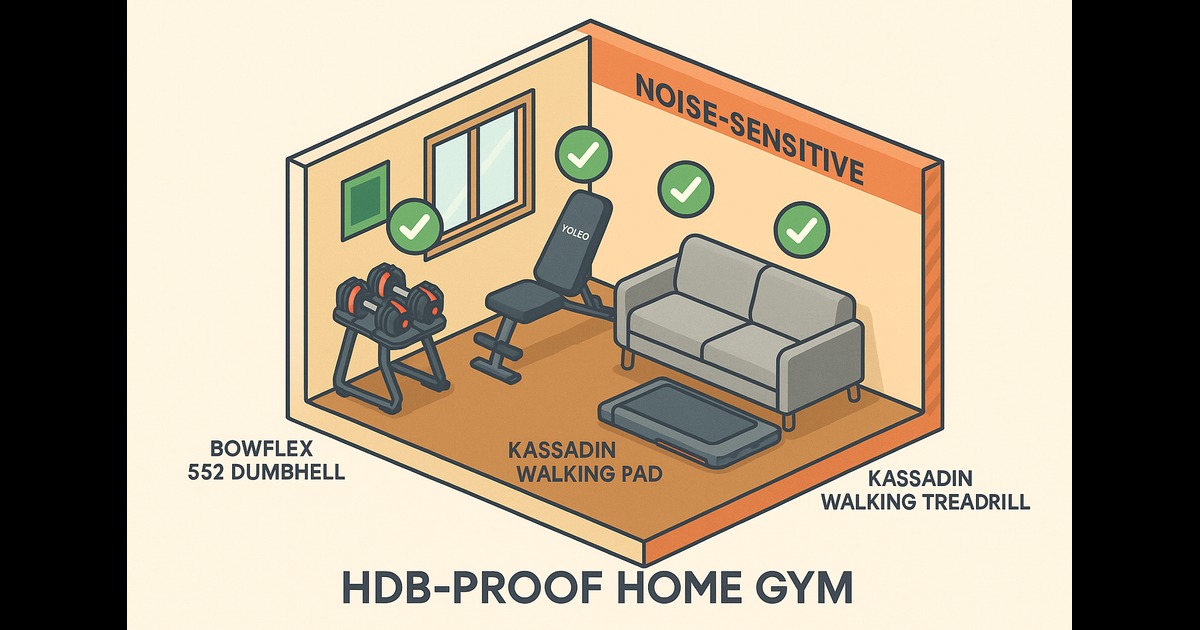HDB Home Gym Guide Singapore: Space, Noise & Floor Protection
