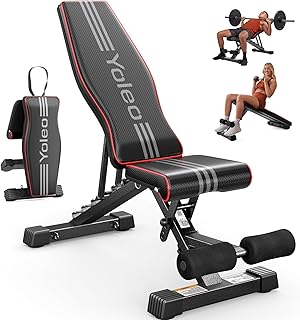 YOLEO Adjustable Foldable Weight Bench