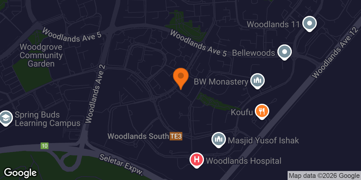 Map showing 24/7 GYMMBOXX Vista Point