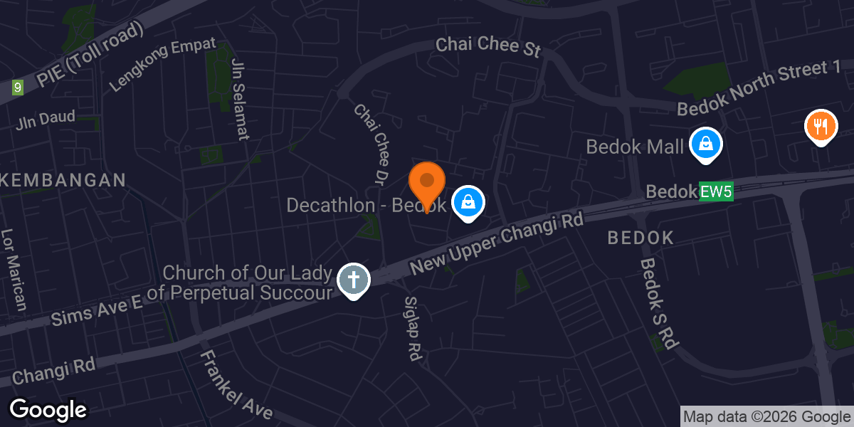 Map showing Anytime Fitness Chai Chee