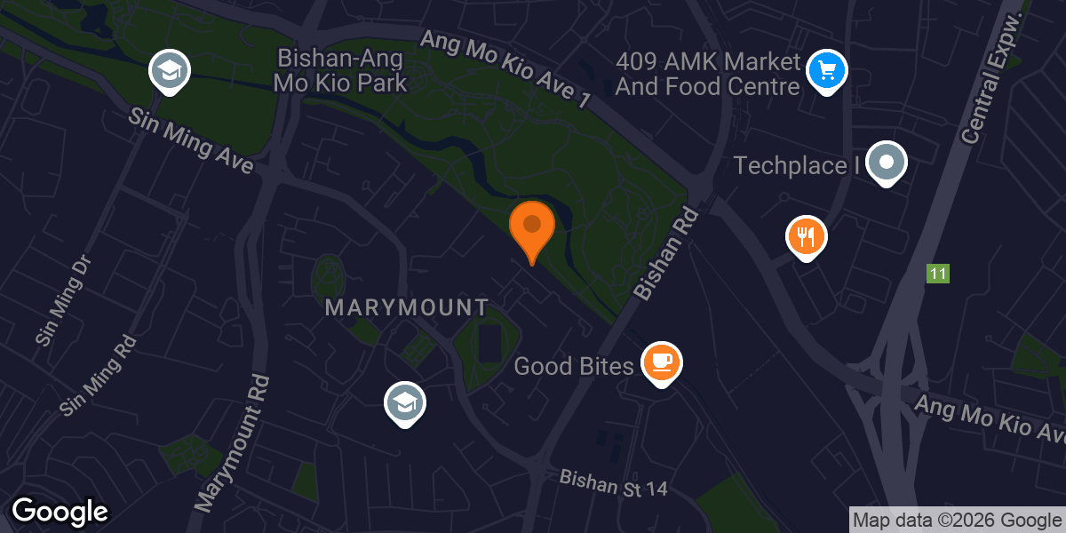 Map showing Ark Grit Bishan