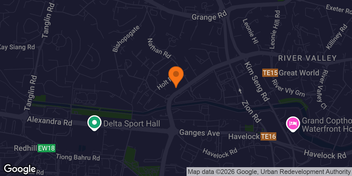Map showing KX Pilates River Valley